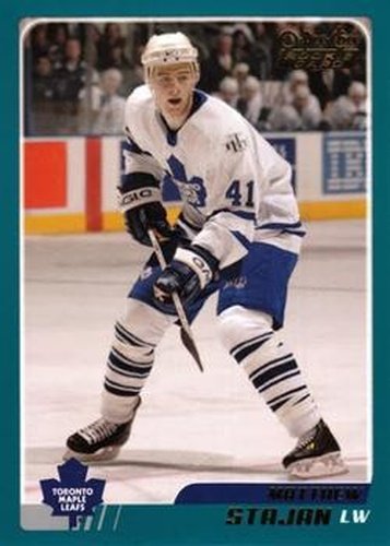 #317 Matt Stajan - Toronto Maple Leafs - 2003-04 O-Pee-Chee Hockey