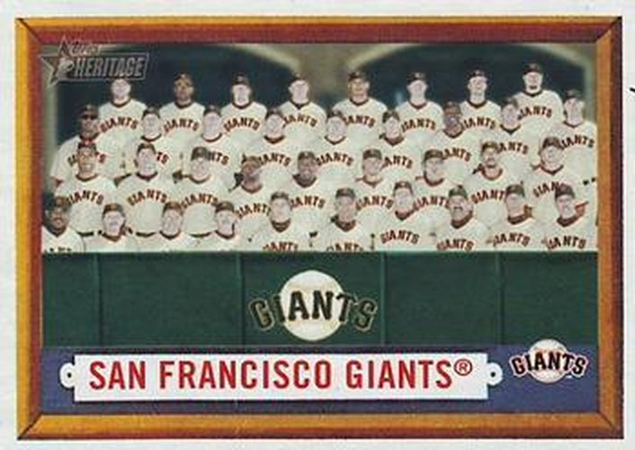 #317 San Francisco Giants - San Francisco Giants - 2006 Topps Heritage Baseball