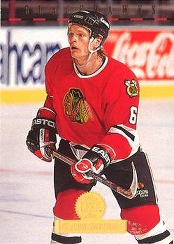#317 Gary Suter - Chicago Blackhawks - 1994-95 Leaf Hockey