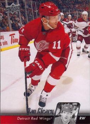 #317 Daniel Cleary - Detroit Red Wings - 2010-11 Upper Deck Hockey