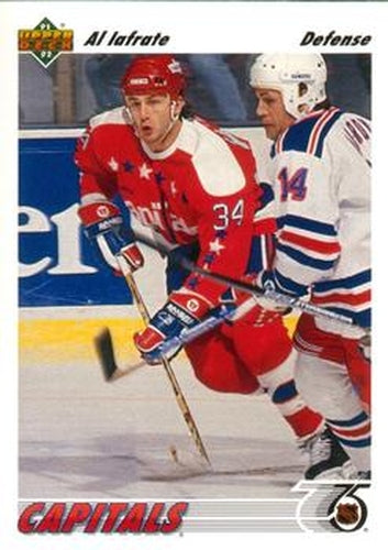 #318 Al Iafrate - Washington Capitals - 1991-92 Upper Deck Hockey