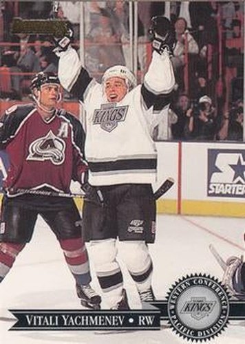 #318 Vitali Yachmenev - Los Angeles Kings - 1995-96 Donruss Hockey
