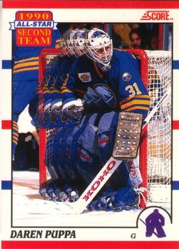 #318 Daren Puppa - Buffalo Sabres - 1990-91 Score Canadian Hockey