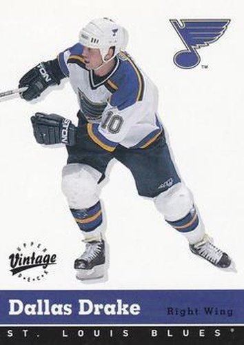 #318 Dallas Drake - St. Louis Blues - 2000-01 Upper Deck Vintage Hockey