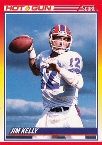 #318 Jim Kelly - Buffalo Bills - 1990 Score Football
