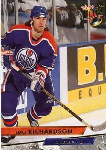 #318 Luke Richardson - Edmonton Oilers - 1993-94 Ultra Hockey