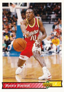 318 Mookie Blaylock - Atlanta Hawks - 1992-93 Upper Deck Basketball –  Isolated Cards