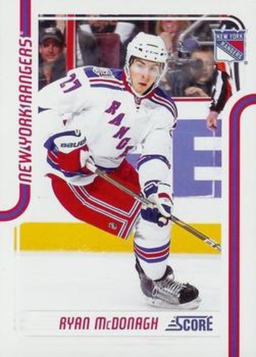 #318 Ryan McDonagh - New York Rangers - 2011-12 Score Hockey