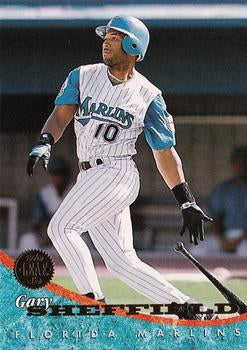 #319 Gary Sheffield - Florida Marlins - 1994 Leaf Baseball