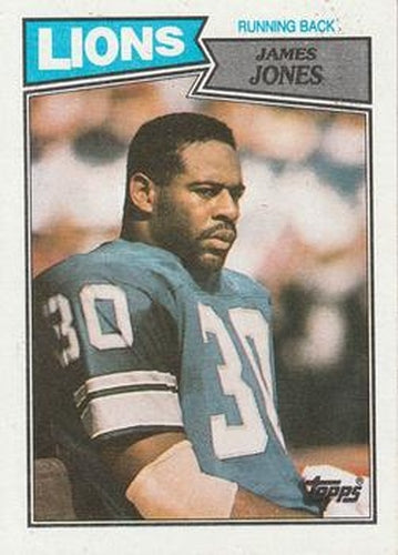 #319 James Jones - Detroit Lions - 1987 Topps Football