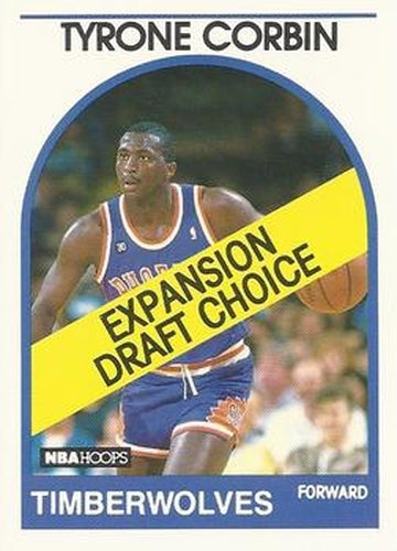 #319 Tyrone Corbin - Minnesota Timberwolves - 1989-90 Hoops Basketball