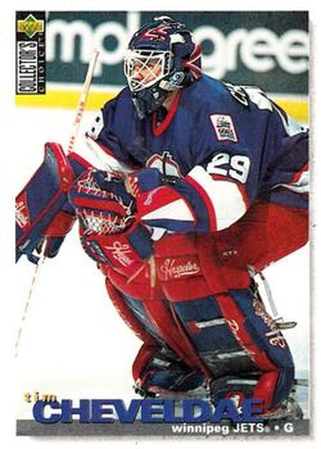 #319 Tim Cheveldae - Winnipeg Jets - 1995-96 Collector's Choice Hockey