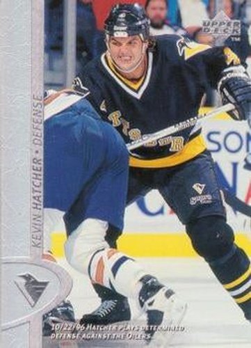 #319 Kevin Hatcher - Pittsburgh Penguins - 1996-97 Upper Deck Hockey