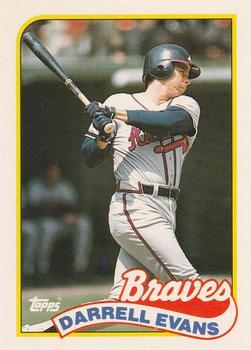 #31T Darrell Evans - Atlanta Braves - 1989 Topps Traded Baseball