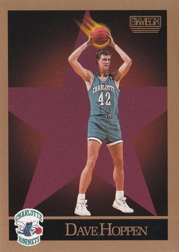 #31 Dave Hoppen - Charlotte Hornets - 1990-91 SkyBox Basketball