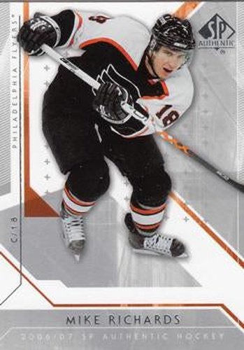 #31 Mike Richards - Philadelphia Flyers - 2006-07 SP Authentic Hockey