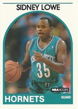 #31 Sidney Lowe - Charlotte Hornets - 1989-90 Hoops Basketball