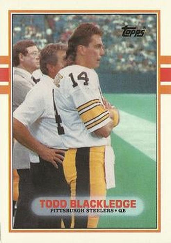 #31T Todd Blackledge - Pittsburgh Steelers - 1989 Topps Traded Football