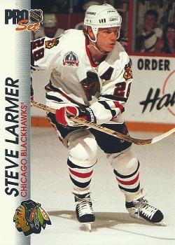 #31 Steve Larmer - Chicago Blackhawks - 1992-93 Pro Set Hockey