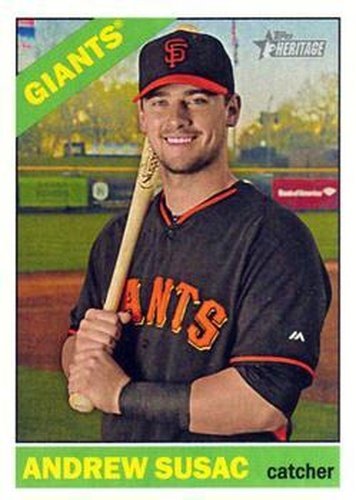 #31 Andrew Susac - San Francisco Giants - 2015 Topps Heritage Baseball