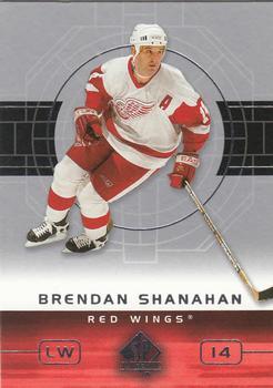#31 Brendan Shanahan - Detroit Red Wings - 2002-03 SP Authentic Hockey