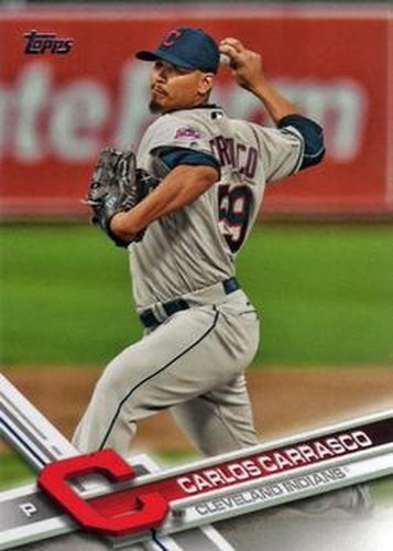 #31 Carlos Carrasco - Cleveland Indians - 2017 Topps Baseball