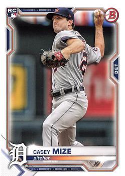 #31 Casey Mize - Detroit Tigers - 2021 Bowman Baseball