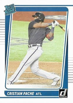 #31 Cristian Pache - Atlanta Braves - 2021 Donruss Baseball