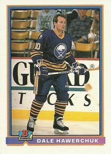 #31 Dale Hawerchuk - Buffalo Sabres - 1991-92 Bowman Hockey