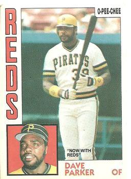 #31 Dave Parker - Cincinnati Reds - 1984 O-Pee-Chee Baseball