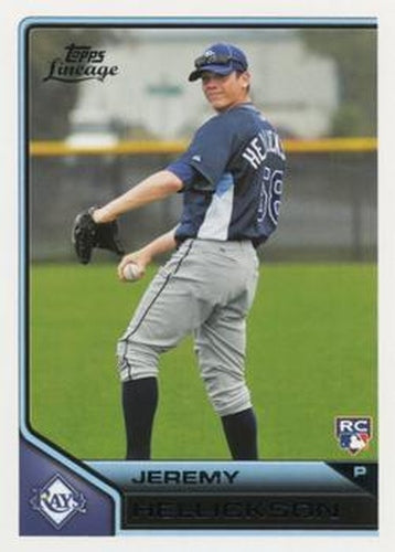 #31 Jeremy Hellickson - Tampa Bay Rays - 2011 Topps Lineage Baseball