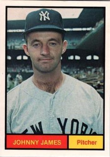 #31 Johnny James - New York Yankees -1982 Galasso 1961 World Champions New York Yankees Baseball