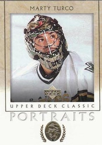 #31 Marty Turco - Dallas Stars - 2002-03 Upper Deck Classic Portraits Hockey