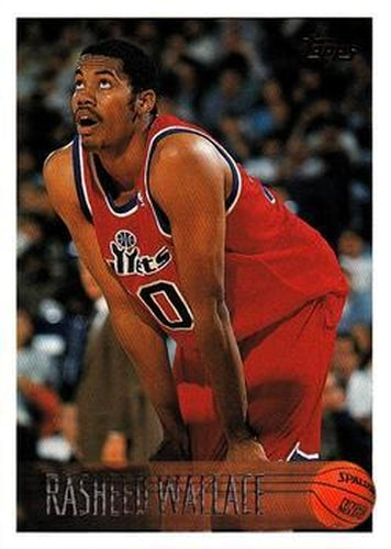 #31 Rasheed Wallace - Washington Bullets - 1996-97 Topps Basketball