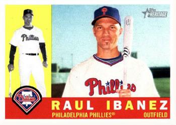 #31 Raul Ibanez - Philadelphia Phillies - 2009 Topps Heritage Baseball