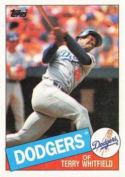 #31 Terry Whitfield - Los Angeles Dodgers - 1985 Topps Baseball
