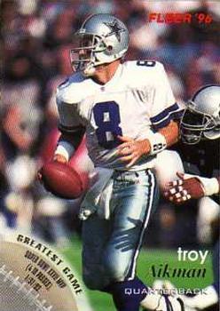 #31 Troy Aikman - Dallas Cowboys - 1996 Fleer Football