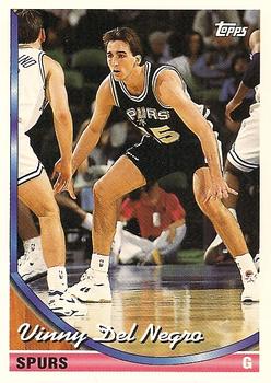 #31 Vinny Del Negro - San Antonio Spurs - 1993-94 Topps Basketball