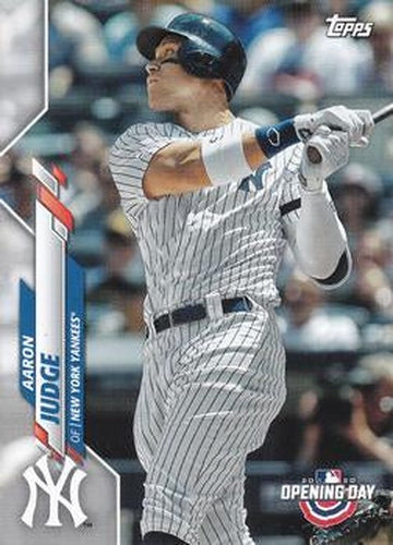 #31 Aaron Judge - New York Yankees - 2020 Topps Opening Day Baseball