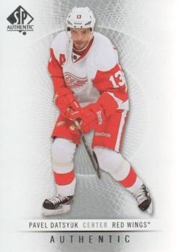 #31 Pavel Datsyuk - Detroit Red Wings - 2012-13 SP Authentic Hockey