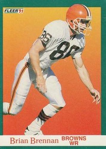 #31 Brian Brennan - Cleveland Browns - 1991 Fleer Football
