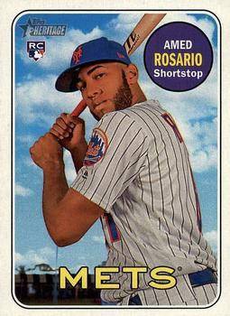 #31b Amed Rosario - New York Mets - 2018 Topps Heritage Baseball