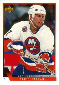#320 Scott Lachance - New York Islanders - 1993-94 Upper Deck Hockey