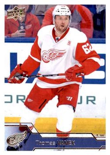 #320 Thomas Vanek - Detroit Red Wings - 2016-17 Upper Deck Hockey