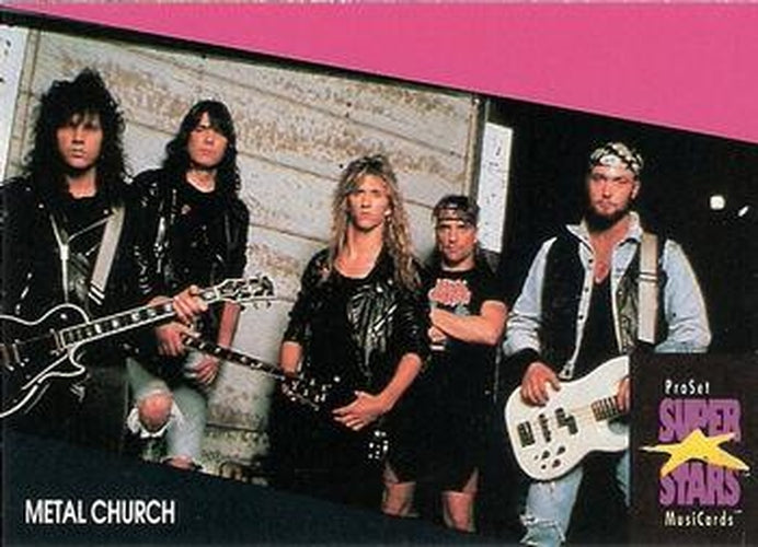 #320 Metal Church - 1991 Pro Set SuperStars MusiCards