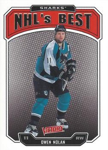 #320 Owen Nolan - San Jose Sharks - 2000-01 Upper Deck Victory Hockey