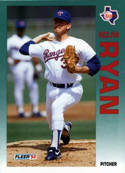 #320 Nolan Ryan - Texas Rangers - 1992 Fleer Baseball