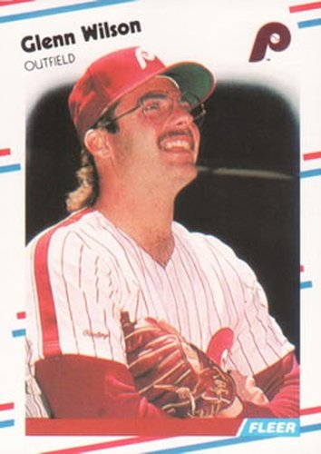 #320 Glenn Wilson - Philadelphia Phillies - 1988 Fleer Baseball