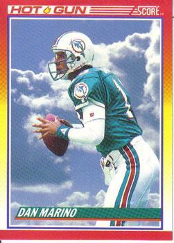 #320 Dan Marino - Miami Dolphins - 1990 Score Football