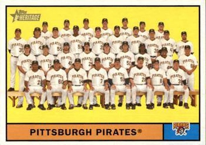 #320 Pittsburgh Pirates - Pittsburgh Pirates - 2010 Topps Heritage Baseball